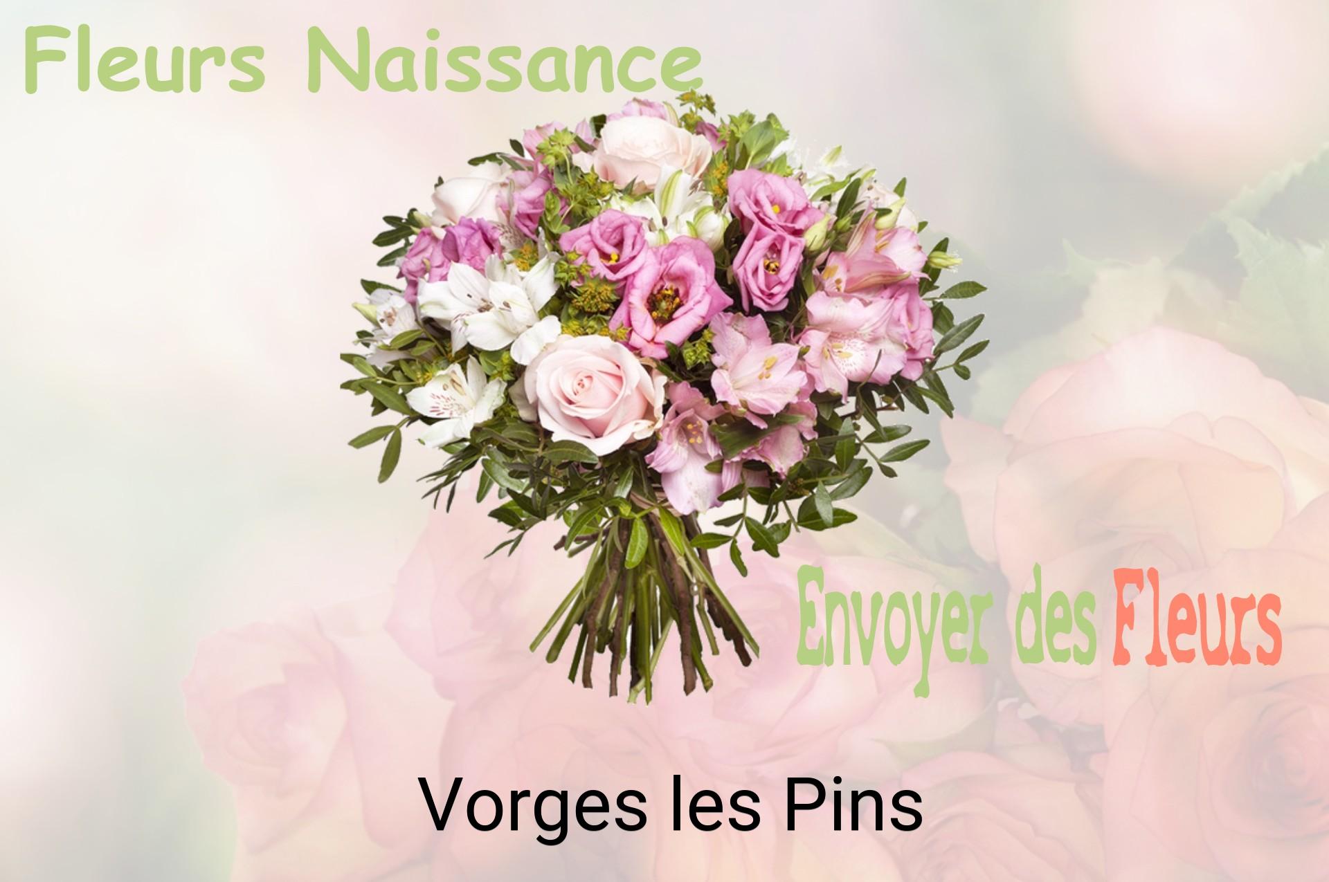 Bouquet de fleurs de naissance livré à Vorges-les-Pins