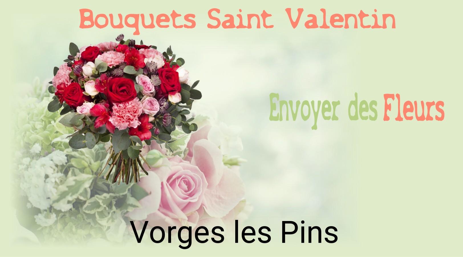Roses de Saint-Valentin livrées à Vorges-les-Pins